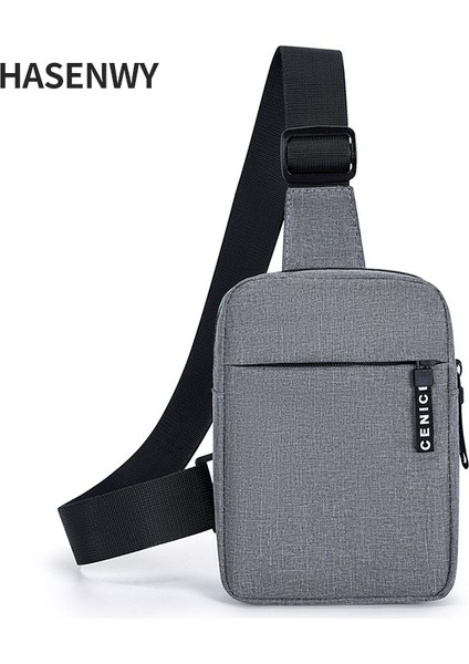 Erkek Pratik Göğüs Çantası 2025 Yeni Mini Omuz Göğüs Çantası Taşınabilir Seyahat Crossbody Cep Telefonu Çantası (Yurt Dışından)