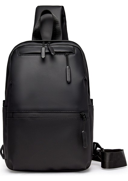 Erkek Göğüs Çantası Açık Günlük Omuz Çantası Üniversite Öğrencileri Su Geçirmez Crossbody Çanta (Yurt Dışından)