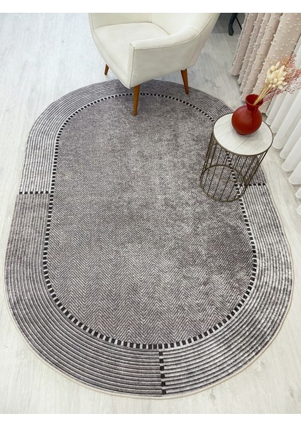 Vizonkahve Jüt Sisal Görünüm Kaymaz Taban Halı modelleri