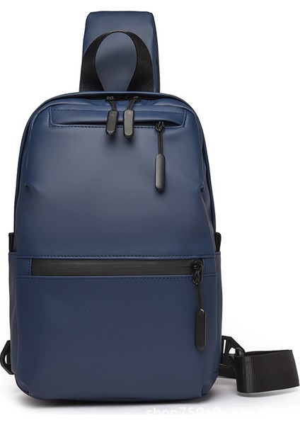 Erkek Göğüs Çantası Açık Günlük Omuz Çantası Üniversite Öğrencileri Su Geçirmez Crossbody Çanta (Yurt Dışından)
