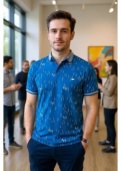 Erkek Fit Kesim Pamuklu Polo Yaka T-Shirt modelleri