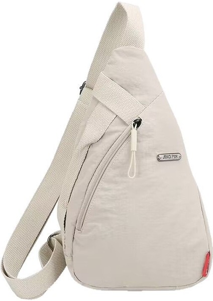 Göğüs Çantası Erkek Gündelik Moda Oxford Kumaş Kanvas Spor Su Geçirmez Giyim Tek Omuz Crossbody Çanta (Yurt Dışından)