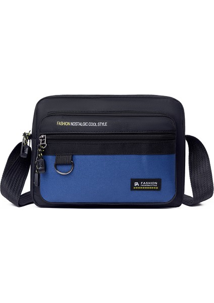 Crossbody Çanta Eğlence Omuz Çantası Moda Basit Çok Katmanlı Depolama Iş Erkek Çantası (Yurt Dışından)