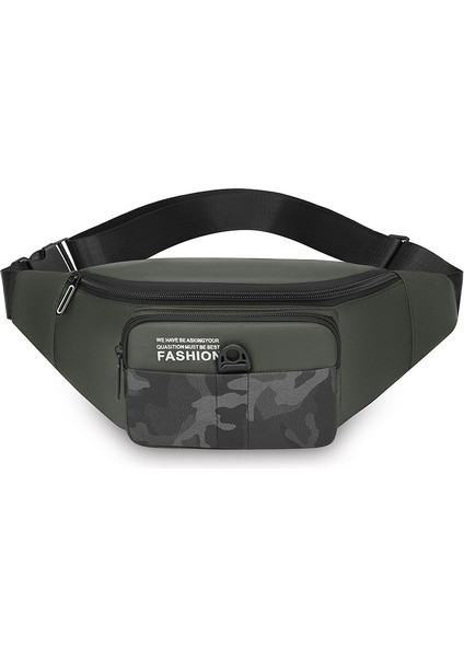 Erkek ve Kadın Bel Çantası Çok Fonksiyonlu Bayanlar Cüzdan Toplamak Göğüs Çantası Crossbody Çanta Kadın (Yurt Dışından)