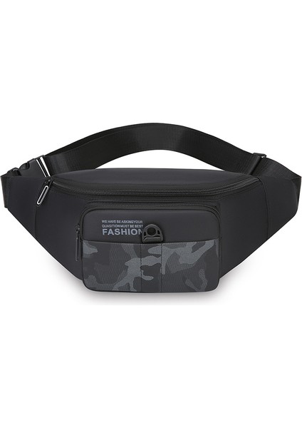 Erkek ve Kadın Bel Çantası Çok Fonksiyonlu Bayanlar Cüzdan Toplamak Göğüs Çantası Crossbody Çanta Kadın (Yurt Dışından)
