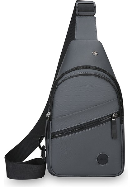 Göğüs Çantası Erkek Gündelik Moda Oxford Kumaş Kanvas Spor Su Geçirmez Giyim Tek Omuz Crossbody Çanta (Yurt Dışından)