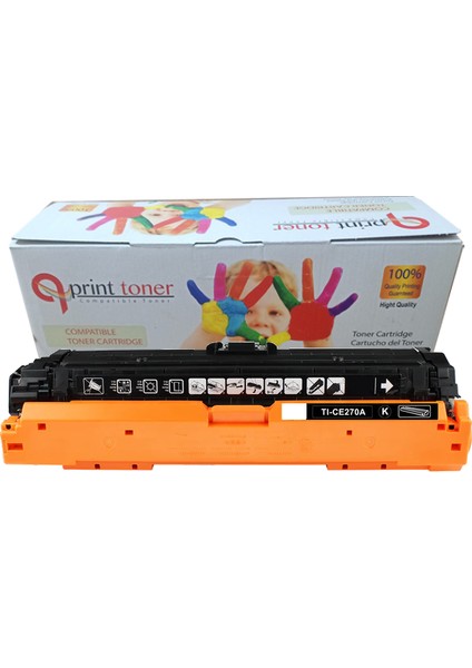 Toner Hp CE740A Siyah Muadil Toner 650A Bk CE270A CE340A CP5220 CP5225 M750 M775