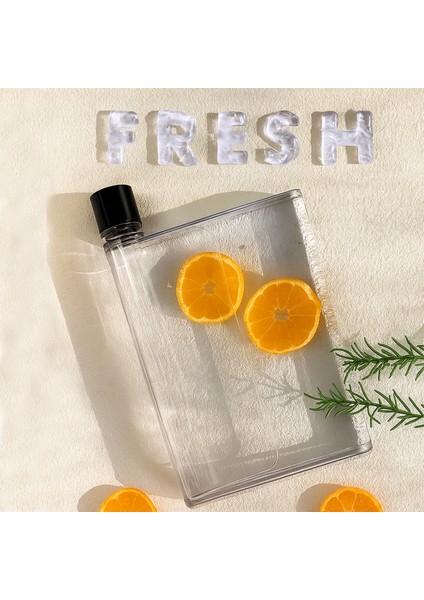 A5 Memo 420 ml Bottle Motivasyonel Su Matarası Notebook Sporcu Suluk Su Şişesi