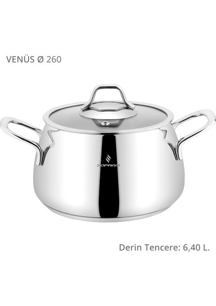 Venüs 26 cm Derin Tencere