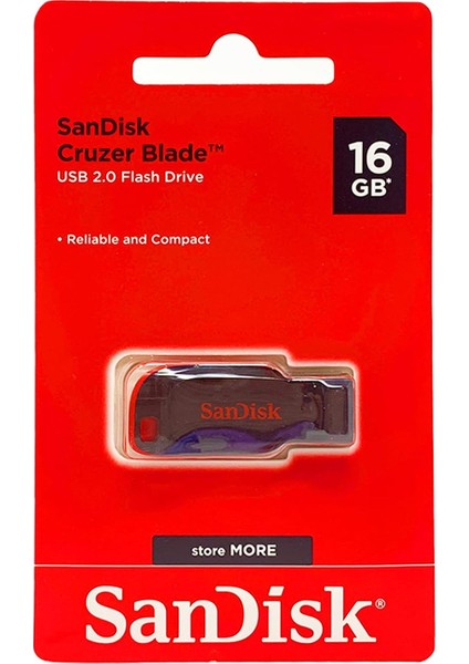 Flash Bellek Sandisk Cruzer Blade 16GB SDCZ50-016G-B35 fırsatları