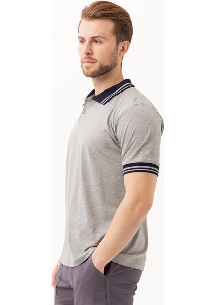 Hornet Polo Tişört - Şeritli Yaka ve Kol Detaylı Erkek Polo Tişört Şık Tasarım modelleri