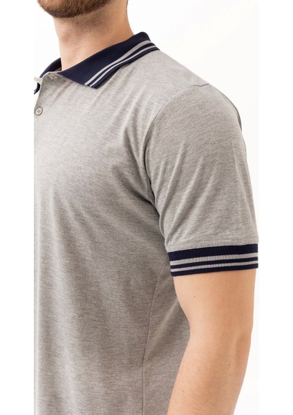 Hornet Polo Tişört - Şeritli Yaka ve Kol Detaylı Erkek Polo Tişört Şık Tasarım fırsatları