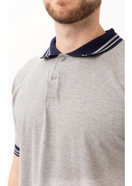 Hornet Polo Tişört - Şeritli Yaka ve Kol Detaylı Erkek Polo Tişört Şık Tasarım indirimleri