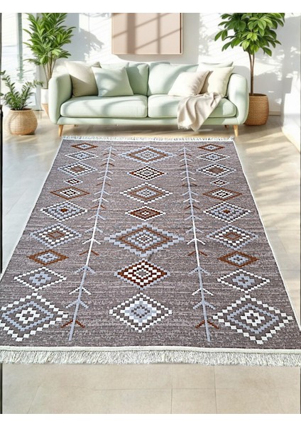 Staywithlove Kilim Çift Taraflı Kullanılabilir Lüks Dokuma Kilim