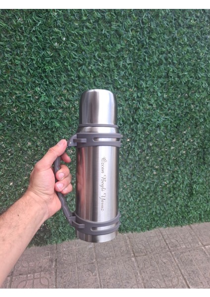 Kişiye Özel Isim Baskılı Termos 1300 ml Termos Bardak SUS-304 Paslanmaz Çelik Bardak