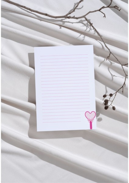 A6 Pinterest Barbie Kalp Çek-Kopar Notepad, Memopad, Note Defteri, To Do List