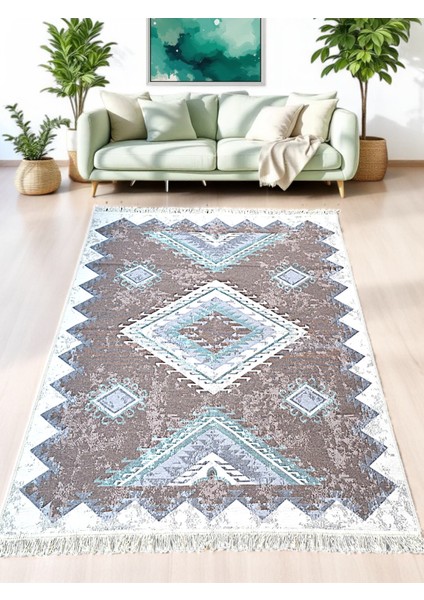 Staywithlove Kilim Çift Taraflı Kullanılabilir Lüks Dokuma Kilim