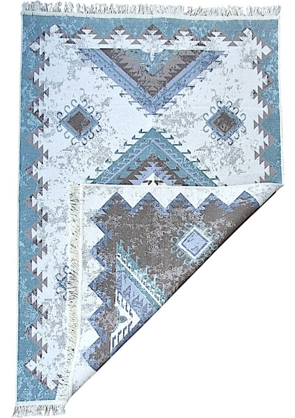 Staywithlove Kilim Çift Taraflı Kullanılabilir Lüks Dokuma Kilim