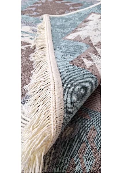 Staywithlove Kilim Çift Taraflı Kullanılabilir Lüks Dokuma Kilim
