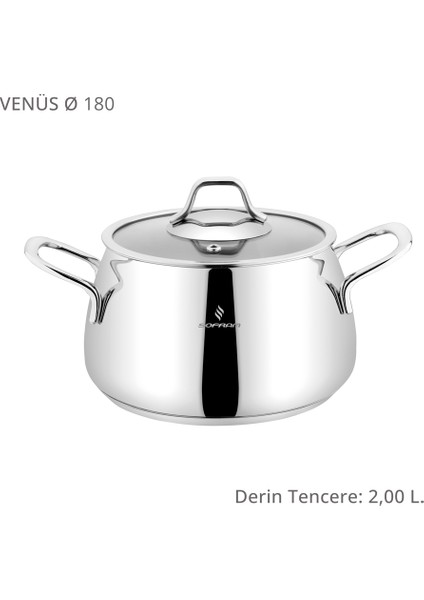 Venüs 18 cm Derin Tencere