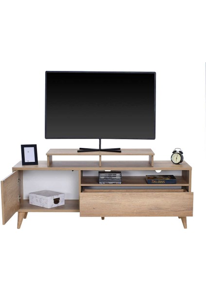 Adore Retro Wide Tori Kapaklı Çekmeceli Tv Sehpası fırsatları