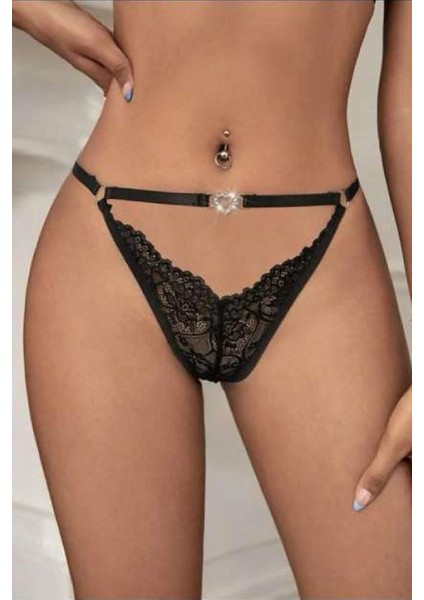 Kadın Iç Giyim Tanga Külot Perfect Fall 279 Siyah - Royaleks