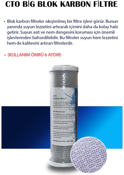 İhlas Cebilon Su Arıtma Cihazı Uyumlu Alkalin 6 Aşamalı 80 Gpd Süper Membranlı Filtre Bakım Seti fırsatları