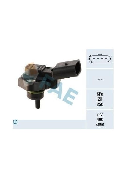 Map Sensörü Vag A2 A3 A4 A6 Bo1 Cad2 Go4 LT28 Pas T4 96-