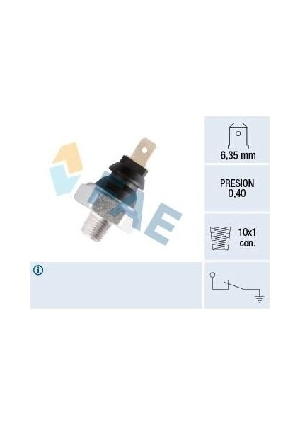 Basınç Sensörü Yağ Vag 50 80 Go1 Pas T1 T2 T3 72-