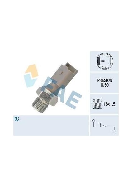 Basınç Sensörü Yağ Land Free2 Evoque 06-