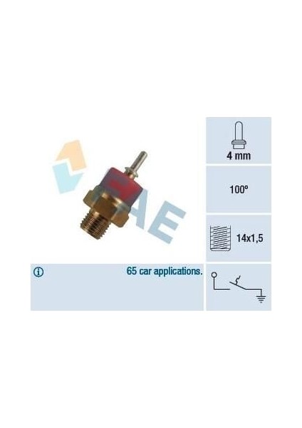 Fan Müşürü 100° M.benz 124 126 201 460 461 463 601 602 79-