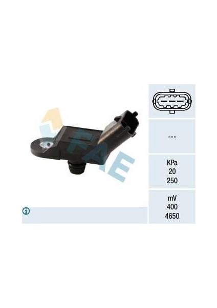 Basınç Sensörü Emme Opel Cor.c-D Mer.a 03-