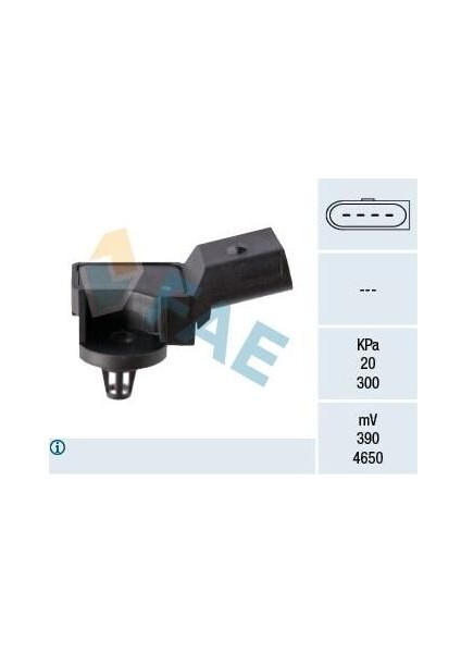 Map Sensörü Vag A1 A3 A4 A6 A7 A8 Cad3-4 Go4-5-6 Jet3-4 00-