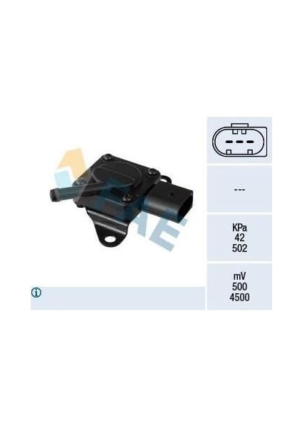 Basınç Sensörü Egz Bmw N47 52 57 06-