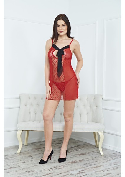 Kadın Şık Elbise Gecelik Harness 3181 - Royaleks fiyatları