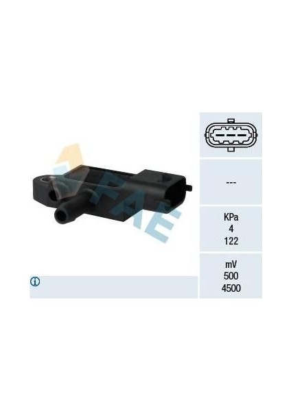 Basınç Sensörü Egz. Opel Ast.h Cor.d Mer.a 06-
