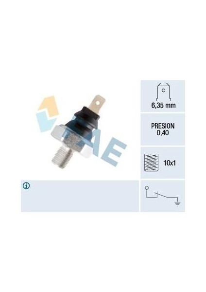 Basınç Sensörü Yağ Vag 80 100 200 Cad1 Go2 Jet1-2 LT28 Pas Po2 T3 T4 75-