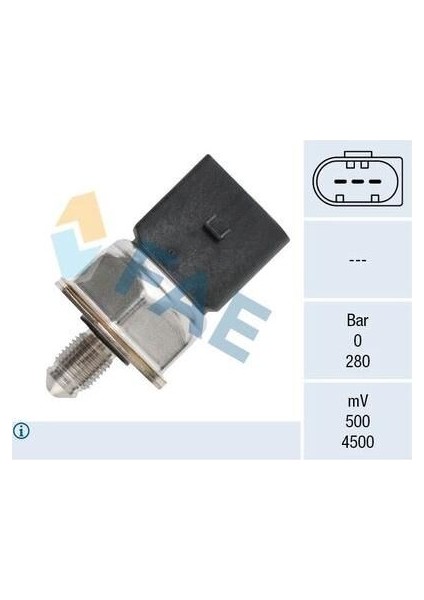 Basınç Sensörü Yakıt Vag A1 A3 A4 A5 A6 Cad4 Go6-7 Jet4 Pas Tıguan 12-