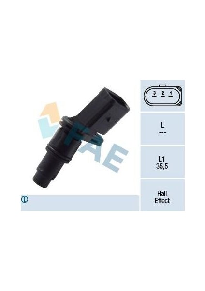 Eksan. Devir Sensörü Vag A2 Bo1 Cad2 Go4-5 Po3-4 00-