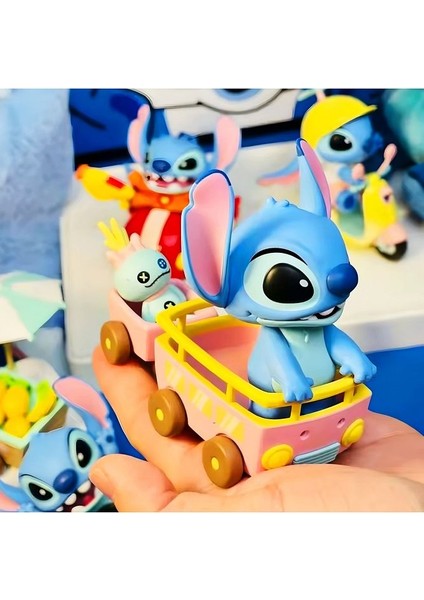 Stitch Araçlı Model Tatil Serisi Figür – Büyük Boy 10 cm Sürpriz Gönderim Tekli Araçlı Model fırsatları