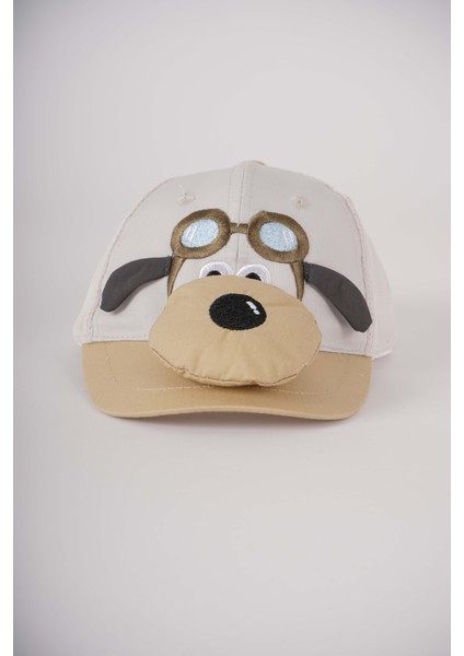Kitti Erkek Bebek 1-3 Yaş Köpek Modelli Şapka