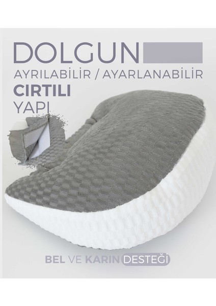 Bel ve Karın Desteği, Hamile Yastığı, Çok Fonksiyonlu, Uyku Emzirme Yastığı, Ayarlanabilir, Cırtlı indirimleri