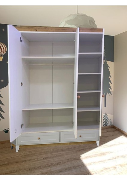 Nova %100 Mdf Full Panjur 3 Kapılı Bebek&çocuk Gardırop fiyatları