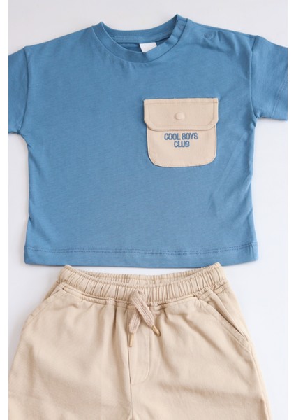 Erkek Çocuk Cool Boys Baskılı-Gardin Pantalon Alt Üst Takım fırsatları