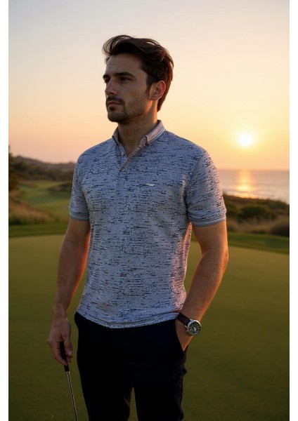 Erkek Regular Pamuklu Polo Yaka T-Shirt fiyatları