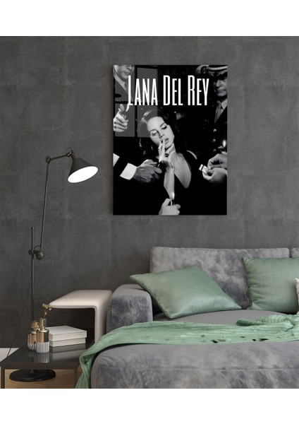 Metal Poster Lana Del Rey - Dekoratif Metal Poster - Hediyelik Çerçevesiz Tablo modelleri