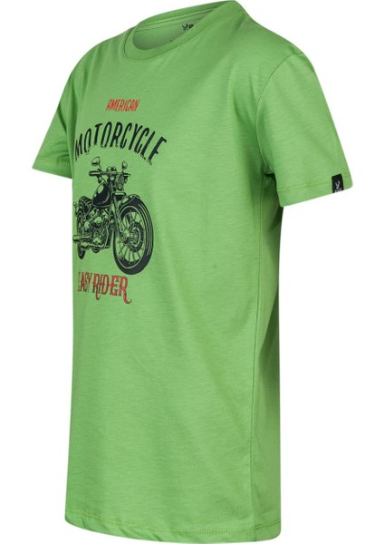 Aja Çocuk Baskılı T-Shirt Yeşil 212 fiyatları