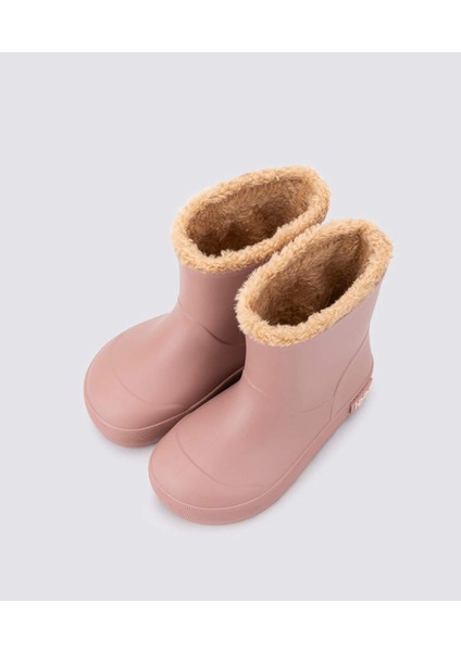W10306 Yogi Borreguito Igor Marka Içi Kürklü Unisex Çocuk Yağmur Çizmesi Pudra modelleri
