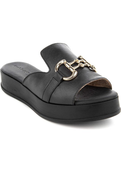 Hush Puppies Asan Anatomik Taban Hakiki Deri Kadın Terlik
