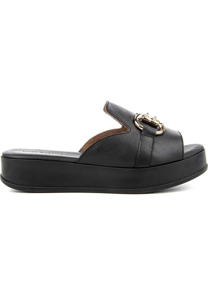 Hush Puppies Asan Anatomik Taban Hakiki Deri Kadın Terlik